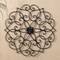 Glitzhome® 23" Traditional Floral Iron Scroll Outdoor Wall Decor